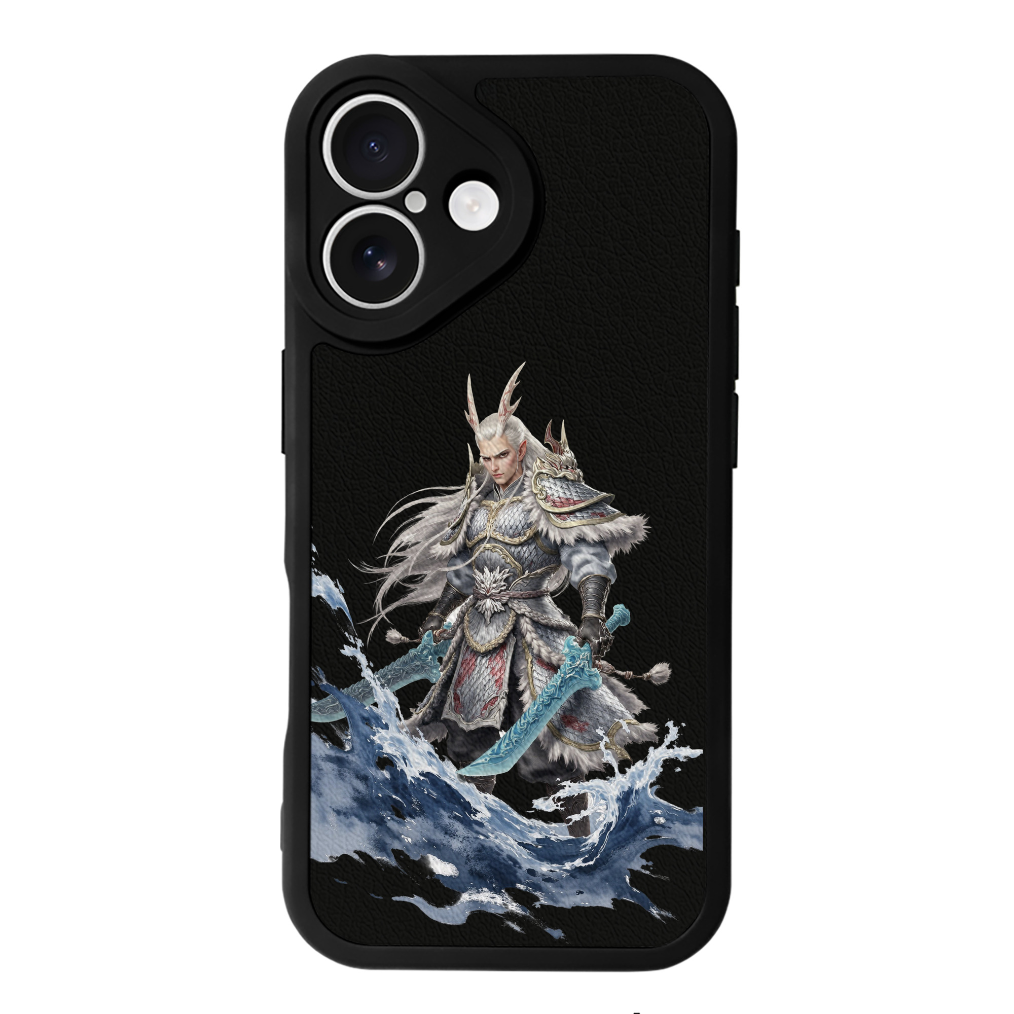 （画像用） Ne Zha 2 ナタ 魔童の大暴れ 【iPhone 16シリーズ対応】シリコンスマホケース（レザー調） 材質：シリコン